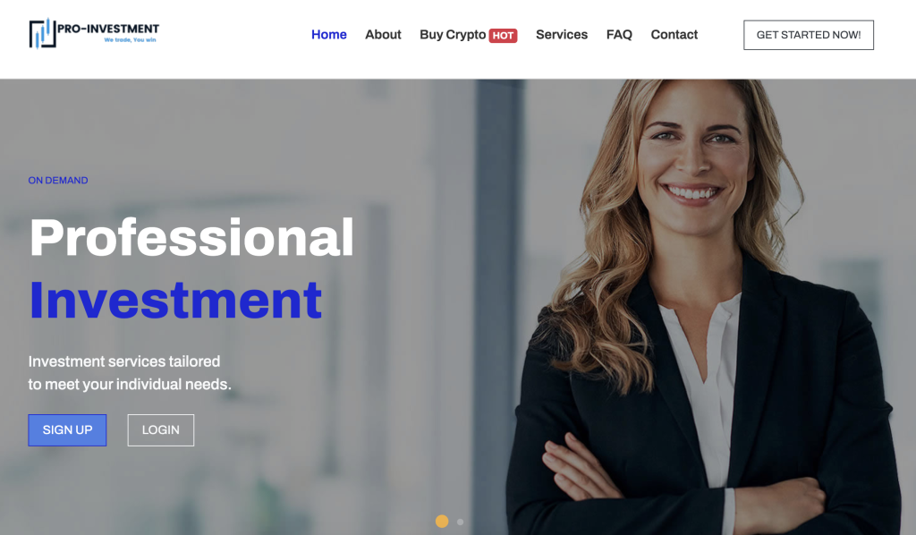 Account.pro-investment.biz Exposed
